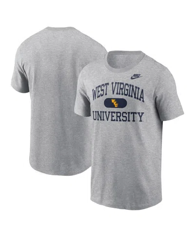 Nike Heather Gray West Virginia Mountaineers Legacy Alma Mater T-shirt