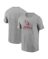Nike Heather Gray Arizona Cardinals Sideline Performance T-shirt In Gray