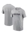 Nike Men's Heather Gray Arizona Wildcats Primetime Legend Wordmark T-shirt In Heather Gray