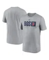 Nike Men's Heather Gray Boston Red Sox Tricode Legend T-shirt In Gray