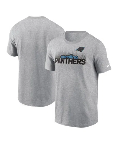 Nike Men's Heather Gray Carolina Panthers Local Essential T-shirt