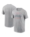 Nike Heather Gray Houston Astros Home Team Athletic Arch T-shirt In Heather Gray