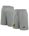 Nike Men's Heather Gray Iowa Hawkeyes Legacy Fleece Essential Shorts In Gray