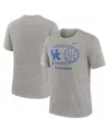 Nike Men's Heather Gray Kentucky Wildcats Campus Local Tri-blend T-shirt In Heather Gray