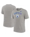 Nike Men's Heather Gray Kentucky Wildcats Legacy Arch Tri-blend T-shirt In Gray