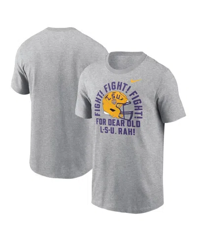 Nike Men's Heather Gray Lsu Tigers Local Song T-shirt