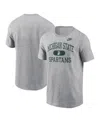 Nike Heather Gray Michigan State Spartans Legacy Alma Mater T-shirt In Gray