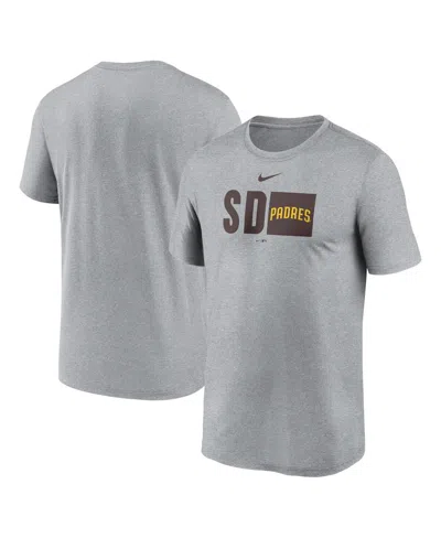 Nike Kids' Men's Heather Gray San Diego Padres Tricode Legend Performance T-shirt