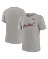 Nike Men's Heather Gray Stanford Cardinal Blitz Evergreen Legacy Primary Tri-blend T-shirt In Heather Gray