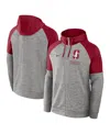 Nike Men's Heather Gray Stanford Cardinal Fitness Raglan Performance Full-zip Hoodie In Gray