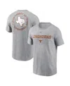Nike Men's Heather Gray Texas Longhorns Campus 2-hit T-shirt In Gray