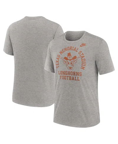 Nike Men's Heather Gray Texas Longhorns Legacy Local Tri-blend T-shirt