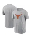 Nike Heather Gray Texas Longhorns Primetime Evergreen Logo T-shirt In Gray