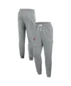 Nike Men's Heather Gray Pitt Panthers 2025 Sideline Standard Issue Dri-fit Taper Sweatpants In Gray