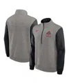 Nike Ohio State Club  Men's College 1/2-zip Crew In Gray