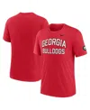 Nike Georgia Campus Collegiate Block  Men's College T-shirt In Red