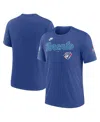 Nike Heather Royal Toronto Blue Jays Cooperstown Collection Eras Tri-blend T-shirt In Blue