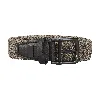 Nike Men's Heather Stretch Woven Belt In Khaki
