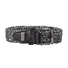 Nike Men's Heather Stretch Woven Belt In Grey