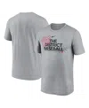 Nike Men's Heathered Charcoal Washington Nationals Local Rep Legend Performance T-shirt In Gray