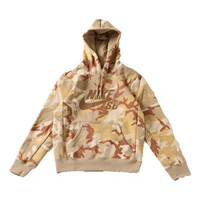 Nike Men's Hooded Long Sleeve Top Icon Sb Skateboard Shirts In Neutral