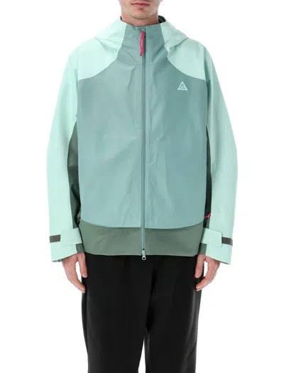 Nike Men's Hooded Zip-up Windbreaker Jacket In Mint Foam