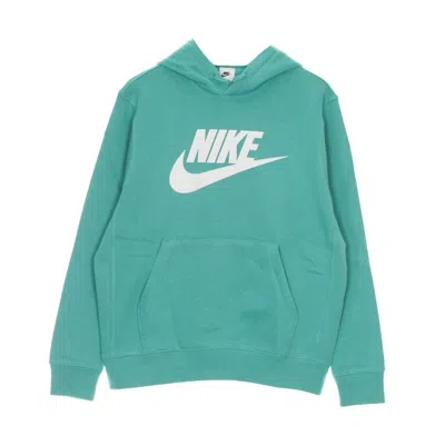 Nike Men's Hoodie Club Hoodie Pullover Gx Washed Teal/washed Teal In Green