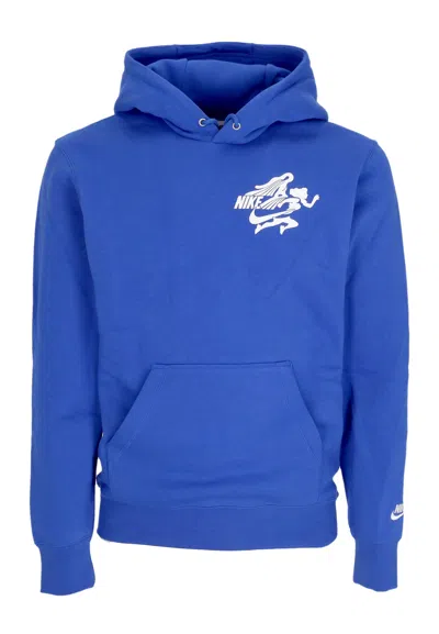 Nike Men's Hoodie Club Nvlty Hoodie Game Royal/game Royal/sail