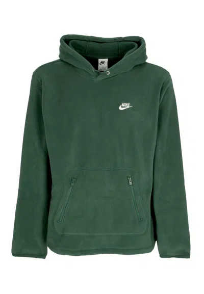 NIKE MEN'S HOODIE CLUB WINTERIZED HOODIE FIR/WHITE