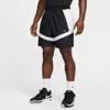 Nike Men's Icon 6" Woven Basketball Shorts In Black