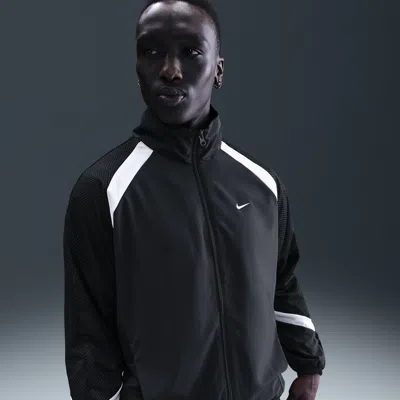 Nike Men's Icon Woven Basketball Jacket In Black