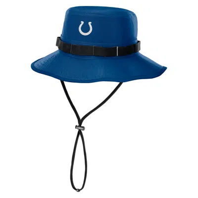 Nike Men's Indianapolis Colts Primetime Apex Boonie Nfl Dri-fit College Bucket Hat In Blue