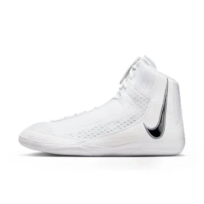 Nike Men's Inflict 4 Wrestling Shoes In White