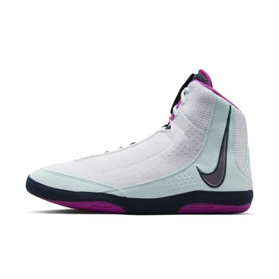 Nike Men's Inflict 4 Wrestling Shoes In White