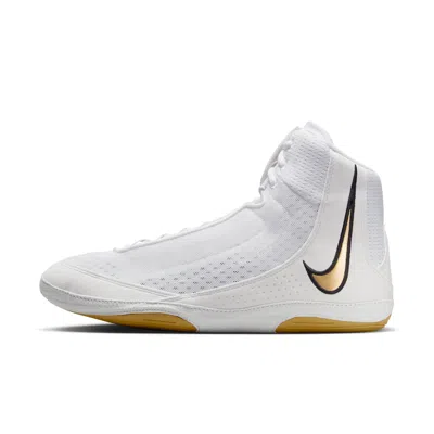 Nike Men's Inflict 4 Wrestling Shoes In White