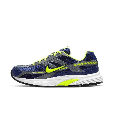 Nike Men's Initiator Running Shoes In Royal Blue/ Volt/ Grey/ Black