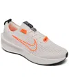 Nike Interact Run Running Sneaker In Sail,orange