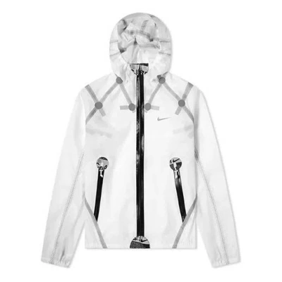Nike Men's Ispa Jacket Translucent Nylon Jacket In White