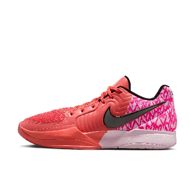 Nike Men's Ja 2 "heart Eyes" Basketball Shoes In Magic Ember/pink Foam/deep Night/iron Grey