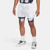 Nike Men's Ja 2-in-1 Dri-fit 4" Basketball Shorts In Sail/platinum Violet
