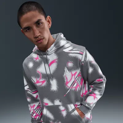 NIKE MEN'S JA CLUB FLEECE PULLOVER HOODIE,1015781699