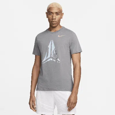 Nike Men's Ja Dri-fit Basketball T-shirt In Grey
