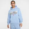 Nike Men's Ja Fleece Basketball Hoodie In Blue