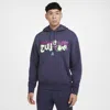 Nike Men's Ja Fleece Basketball Hoodie In Purple