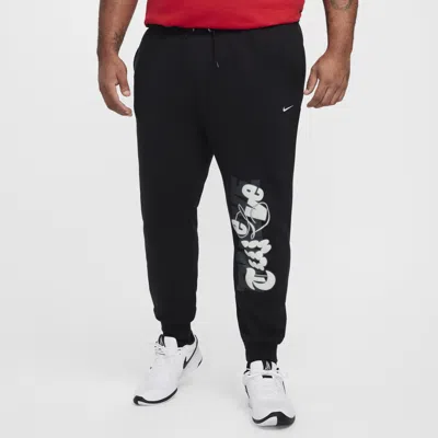 Nike Men's Ja Fleece Basketball Jogger Pants In Black