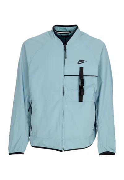 Nike Men's Jacket Tech Woven Jacket Denim Turq/black