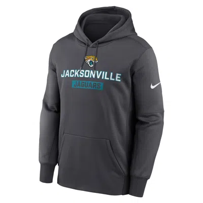 Nike Men's Jacksonville Jaguars Toss Sweep Menâs  Therma Nfl Pullover Hoodie In Black