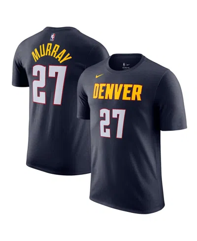 Nike Men's Jamal Murray Navy Denver Nuggets Icon Edition Name Number T-shirt