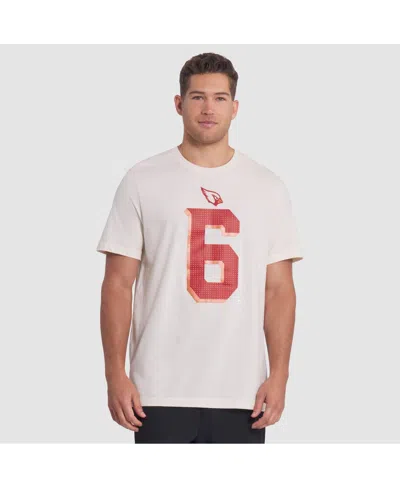 Nike Men's James Conner Natural Arizona Cardinals 2025 Rivalries Collection Player Name Number T-shirt In Animal Print