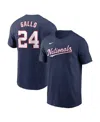 Nike Men's Joey Gallo Navy Washington Nationals Fuse Name Number T-shirt In Blue